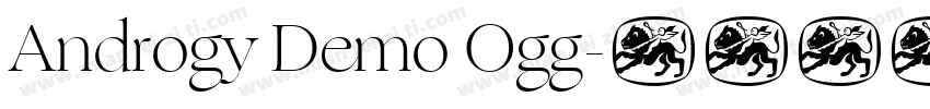 Androgy Demo Ogg字体转换